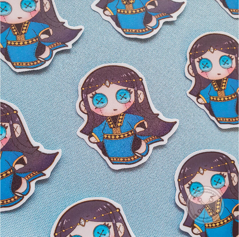 Stickers of Anji (Original Character)