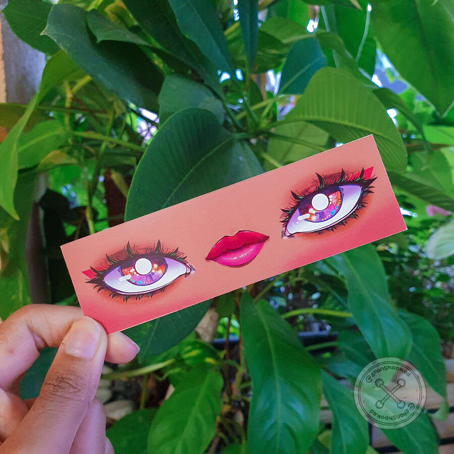 Eye-Mouth-Eye Bookmark